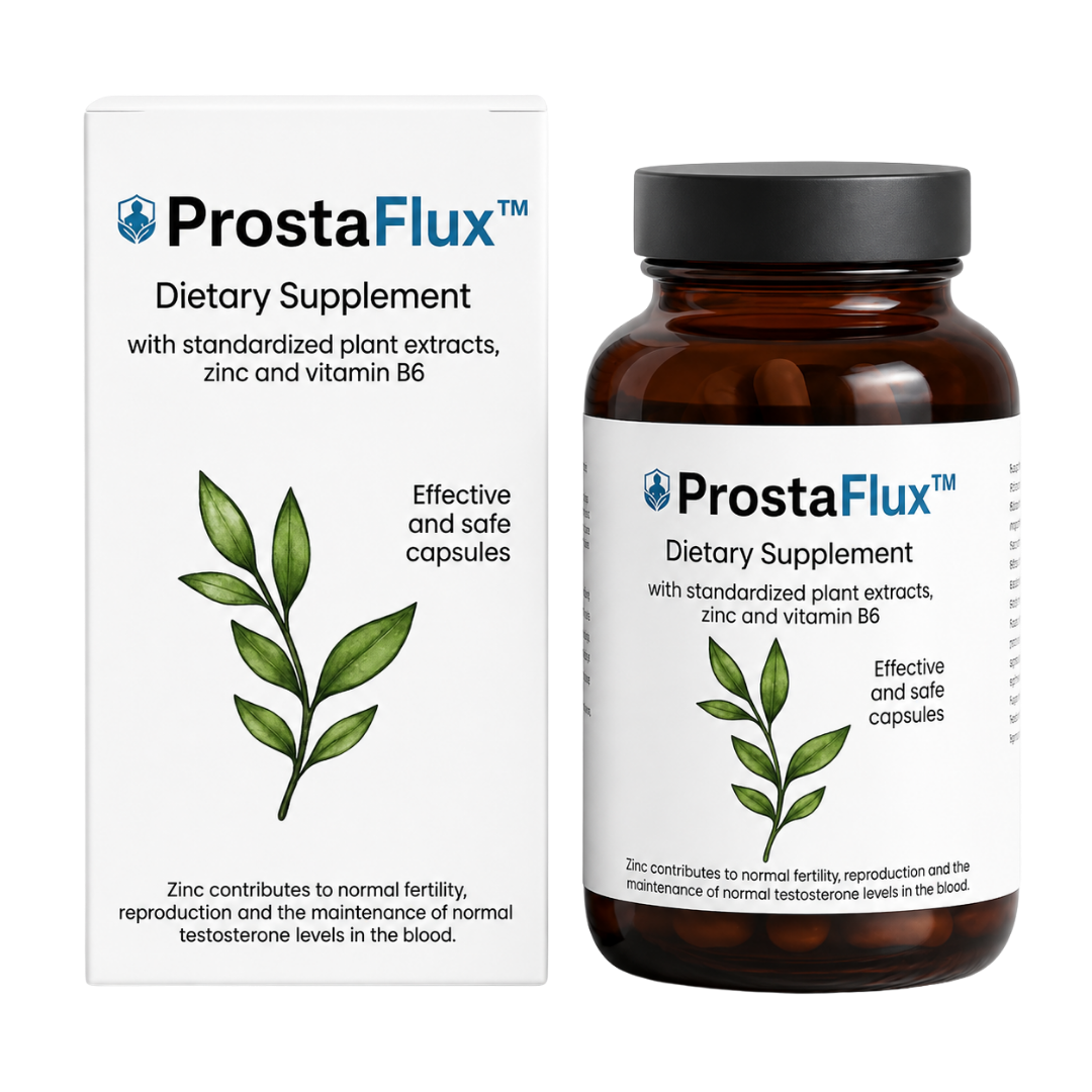 ProstaFlux™ — Supplément pour la prostate | Éliminez 95 % des symptômes de la prostatite en seulement 5 jours!