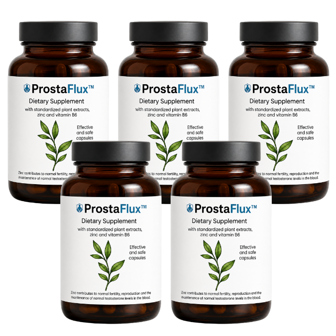 ProstaFlux™ — Supplément pour la prostate | Éliminez 95 % des symptômes de la prostatite en seulement 5 jours!