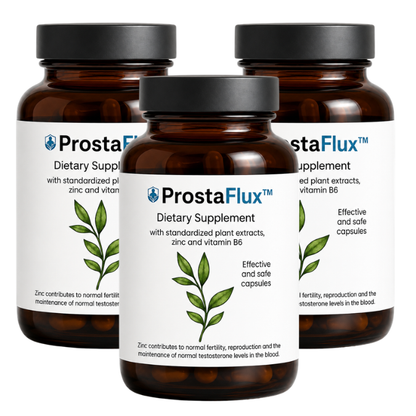 ProstaFlux™ — Supplément pour la prostate | Éliminez 95 % des symptômes de la prostatite en seulement 5 jours!