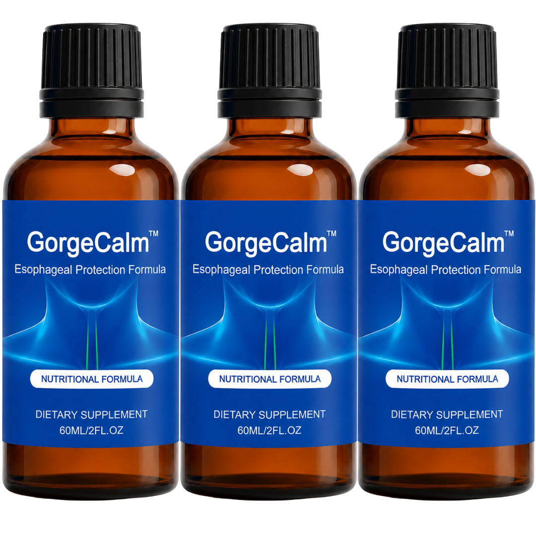 GorgeCalm™ | Aide à soulager la sensation de brûlure et de boule dans la gorge en seulement 24 heures – avant que les symptômes commencent à contrôler votre vie.
