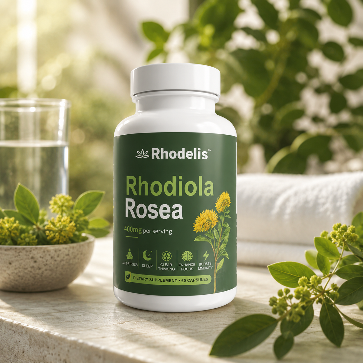 Rhodelis™ Rhodiola Rosea – Stress, Energy, and Mental Clarity Support