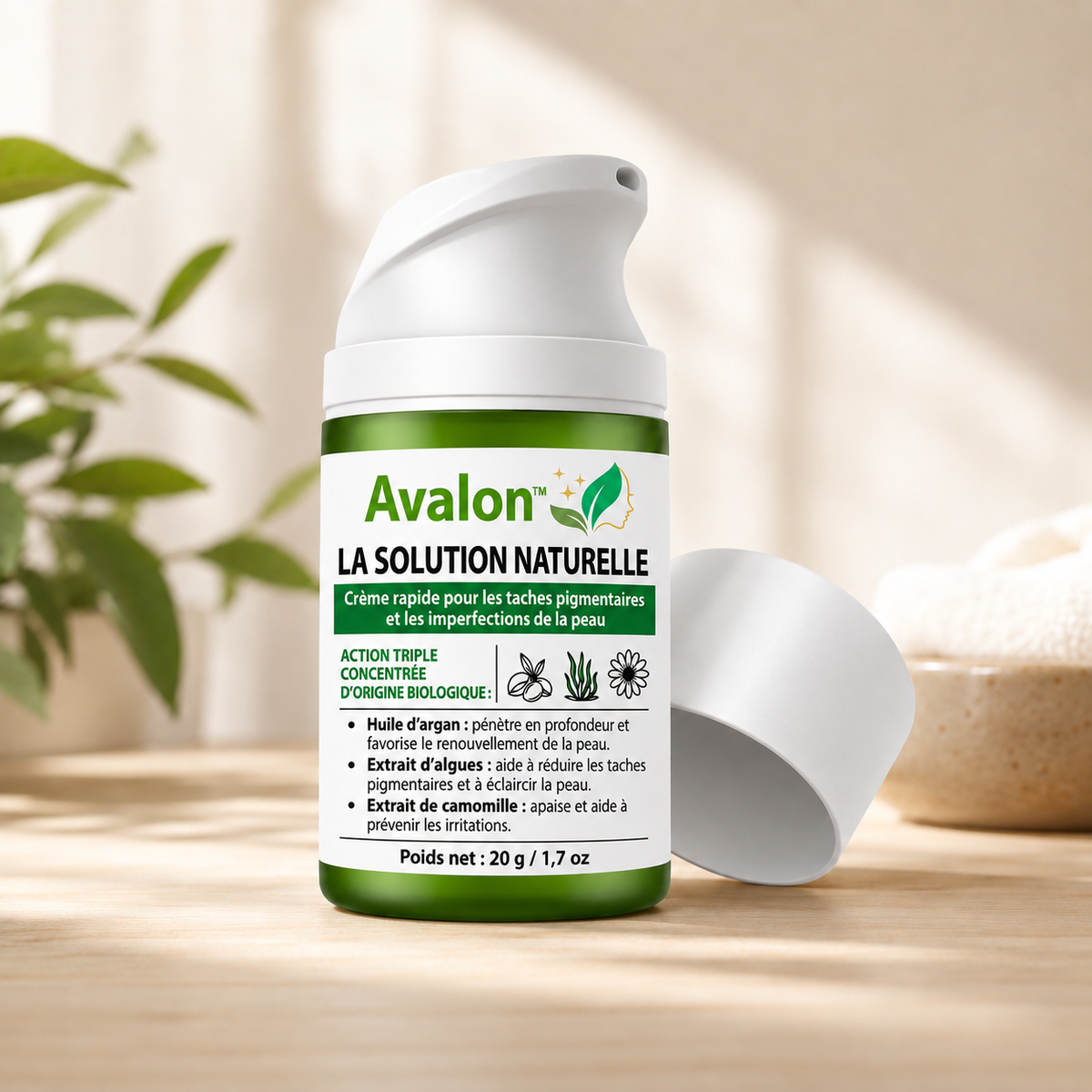 Avalon™  |  Crème naturelle pour les taches pigmentaires