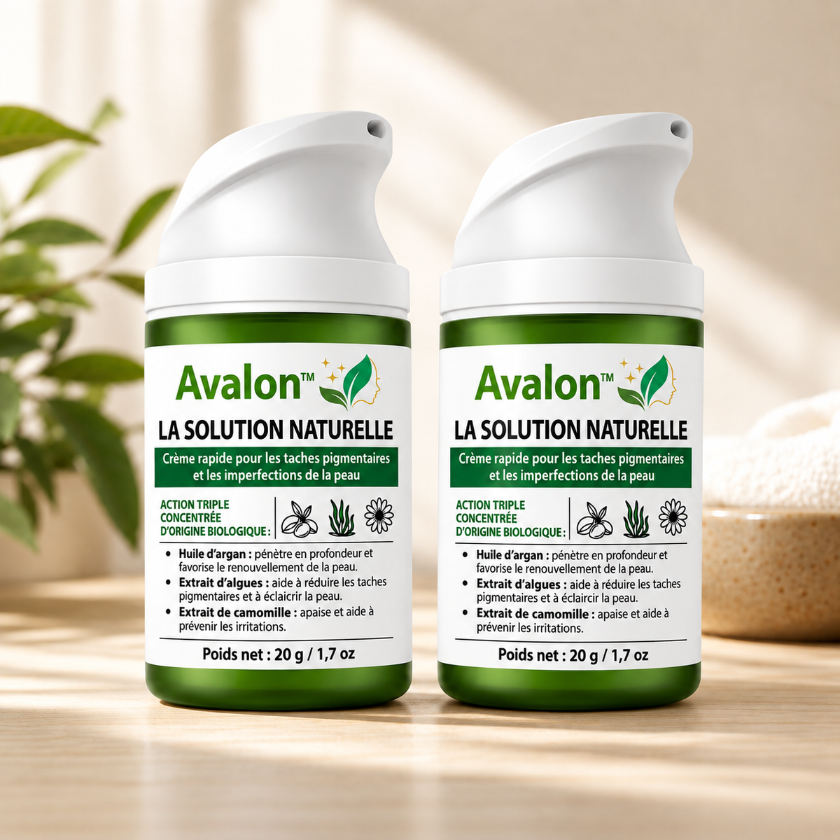Avalon™  |  Crème naturelle pour les taches pigmentaires
