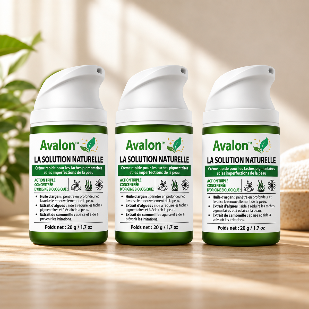 Avalon™  |  Crème naturelle pour les taches pigmentaires