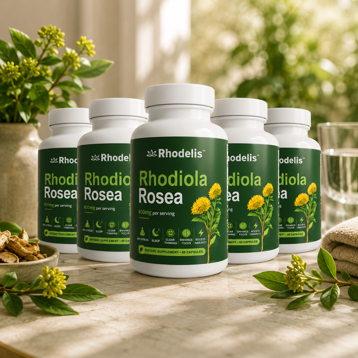 Rhodelis™ Rhodiola Rosea – Stress, Energy, and Mental Clarity Support