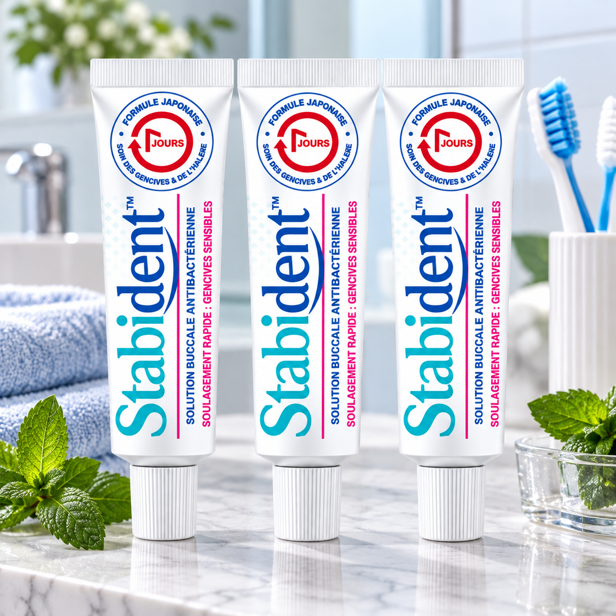 Stabident™ | Adhésif pour prothèses dentaires