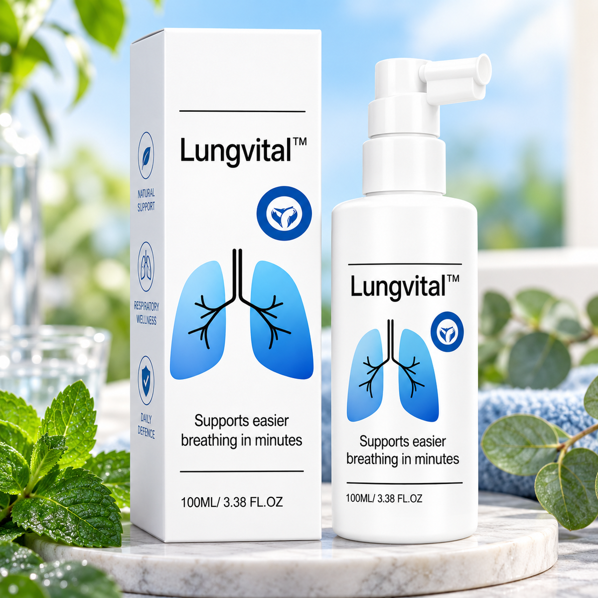 Vaporisateur LungVital™ | Éliminez jusqu’à 97 % du mucus en 3 jours !