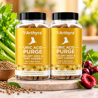 Arthyra™ | Éliminez les cristaux d’acide urique et retrouvez votre liberté de mouvement en seulement 48 heures