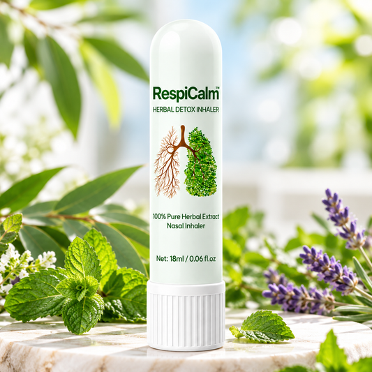 Inhalateur détox RespiCalm™ | 97 % moins de toxines, respirez librement en seulement 15 minutes !