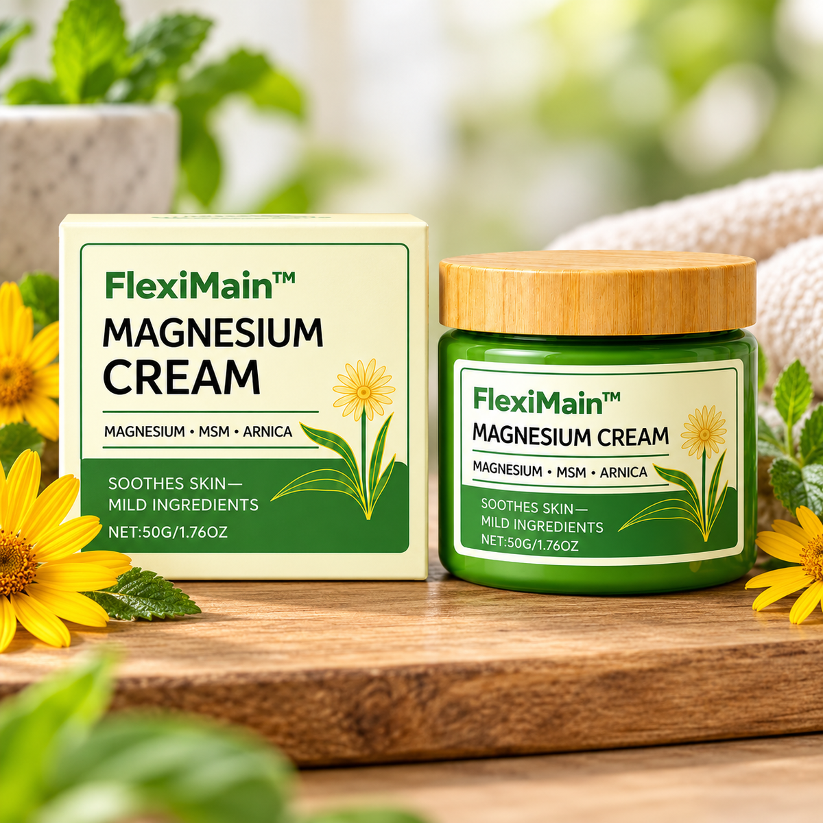 FlexiMain™ | Combat l’inflammation, la dégradation du cartilage et la mauvaise circulation — les trois à la fois