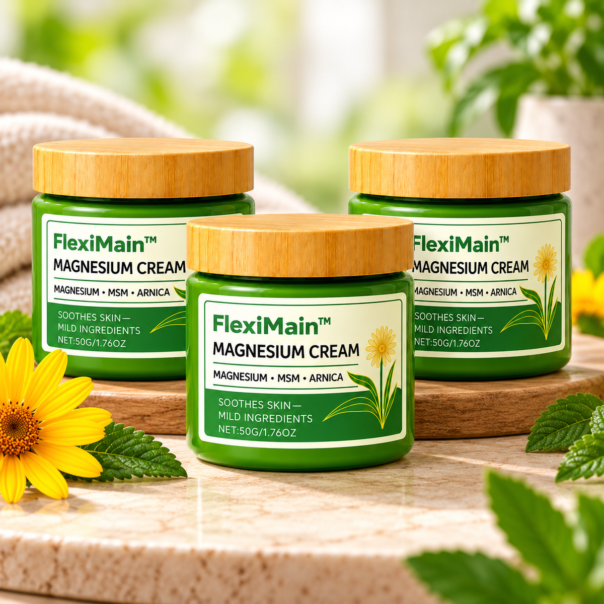 FlexiMain™ | Combat l’inflammation, la dégradation du cartilage et la mauvaise circulation — les trois à la fois