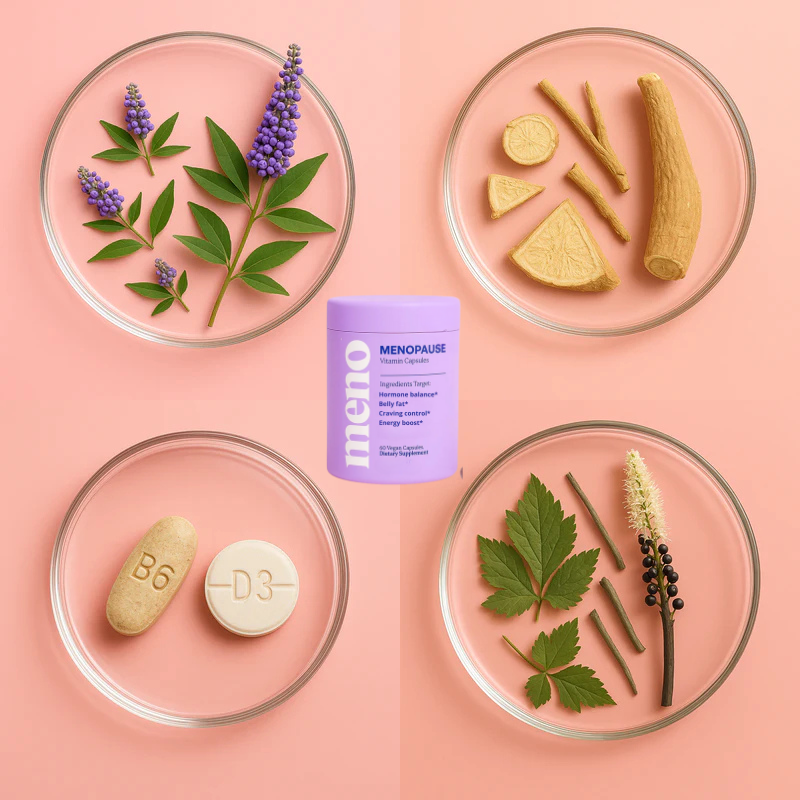 MenoGlow™ – Supplément ménopause