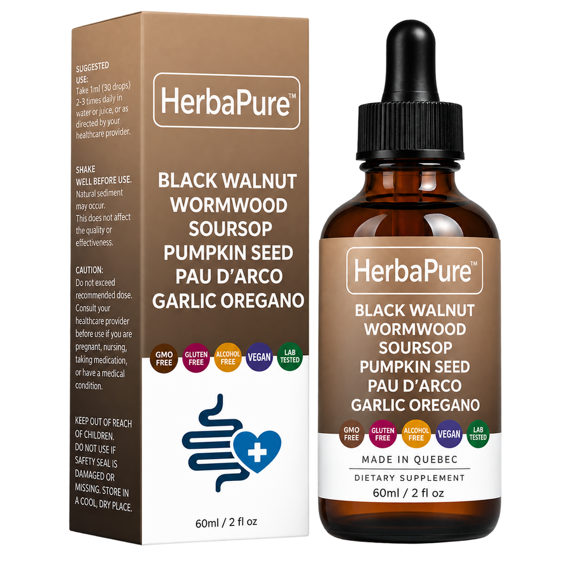 HerbaPure™ | Formule avancée de nettoyage intestinal