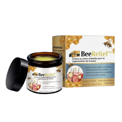 BeeRelief™ crème de soin pour la peau | Soulage le psoriasis et les irritations cutanées en seulement 30 minutes!
