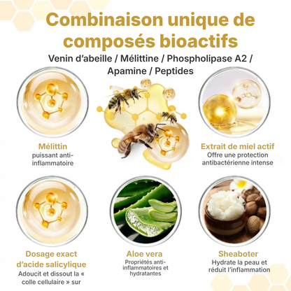 BeeRelief™ crème de soin pour la peau | Soulage le psoriasis et les irritations cutanées en seulement 30 minutes!