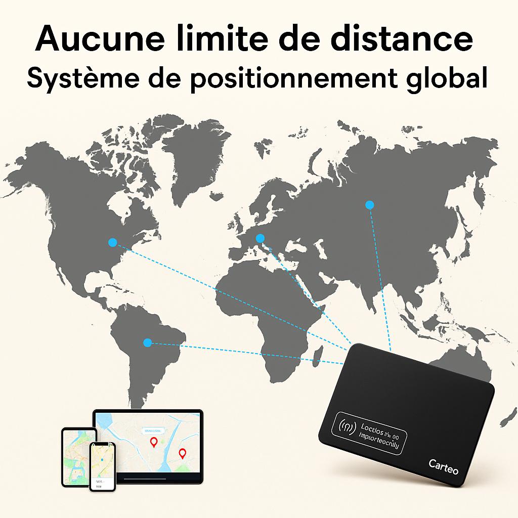 Carteo - Carte de localisation intelligente Ultra-fine