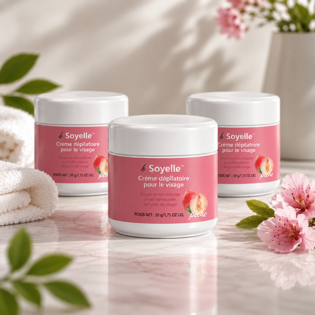 Soyelle™ | Crème dépilatoire pour le visage
