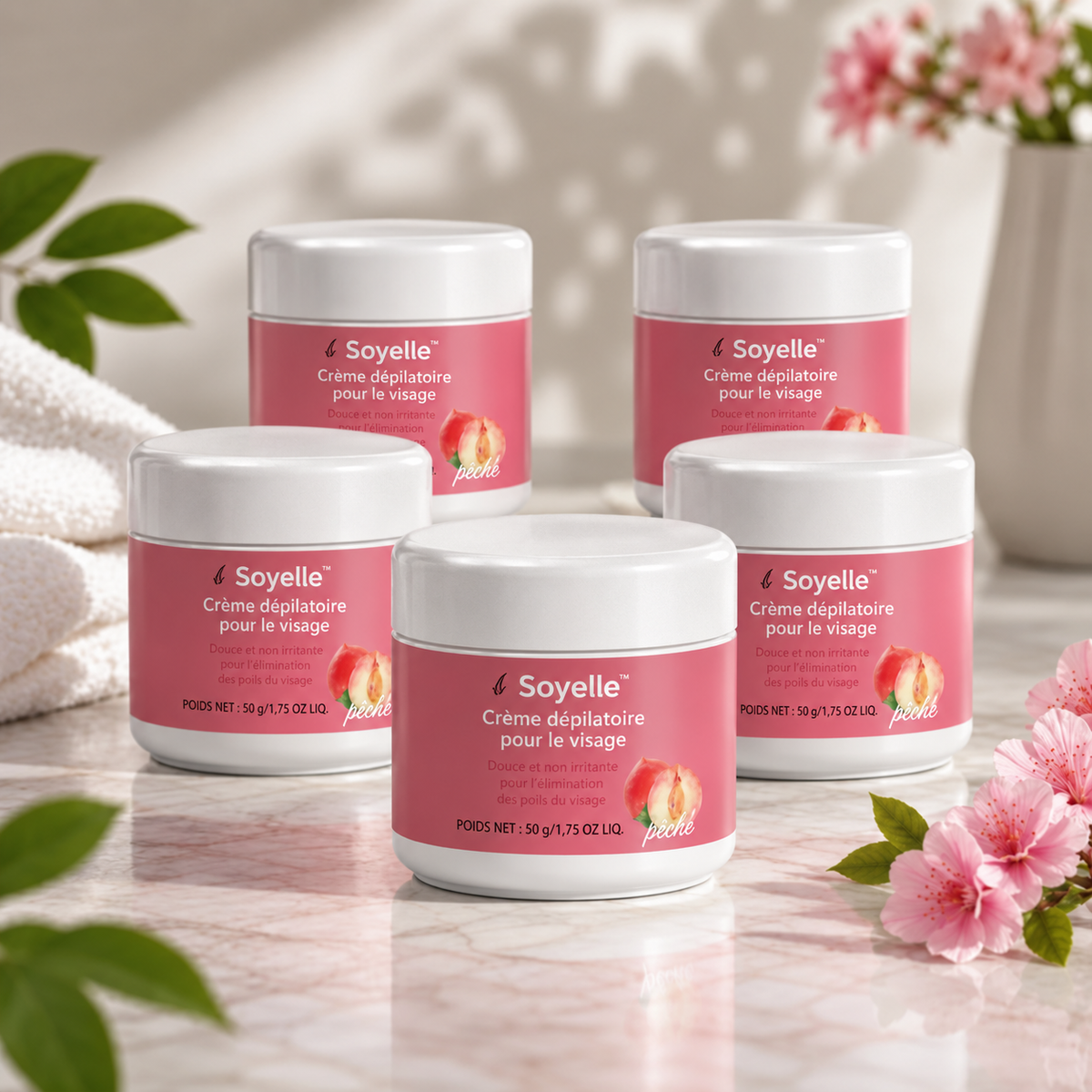 Soyelle™ | Crème dépilatoire pour le visage